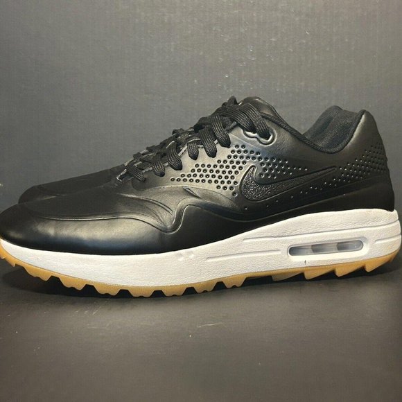 Nike Air Max 1 Golf Spikeless Black Gum AQ0863-001 Mens Sz 9 - PRISTINE/NEW - Picture 6 of 11